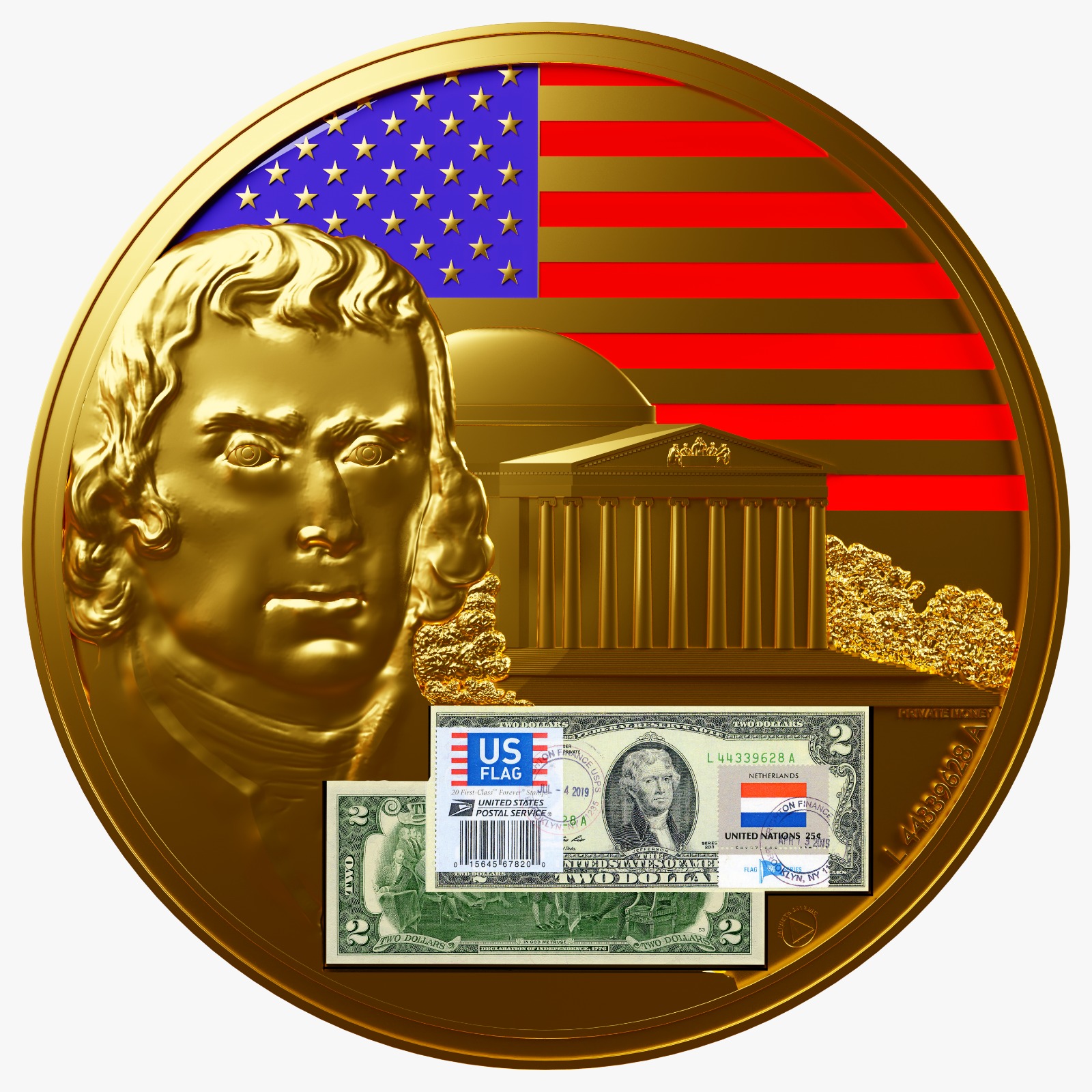 Lucky Money collectible product presentation